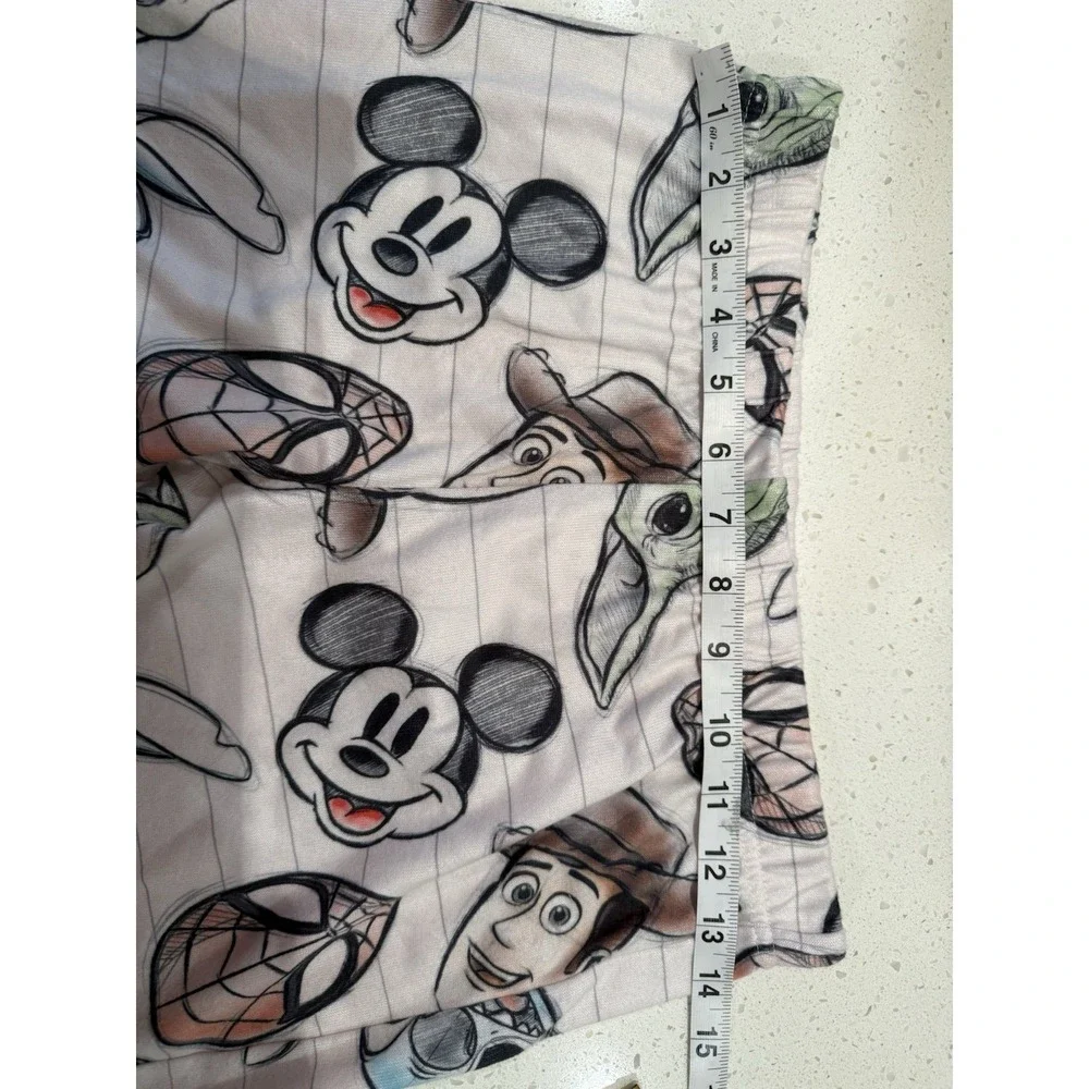 Disney‎ 100 Years Of Magic PJ Set Yoda, Mickey, Spider-Man, Woody Size Adult XS - Picture 7 of 8